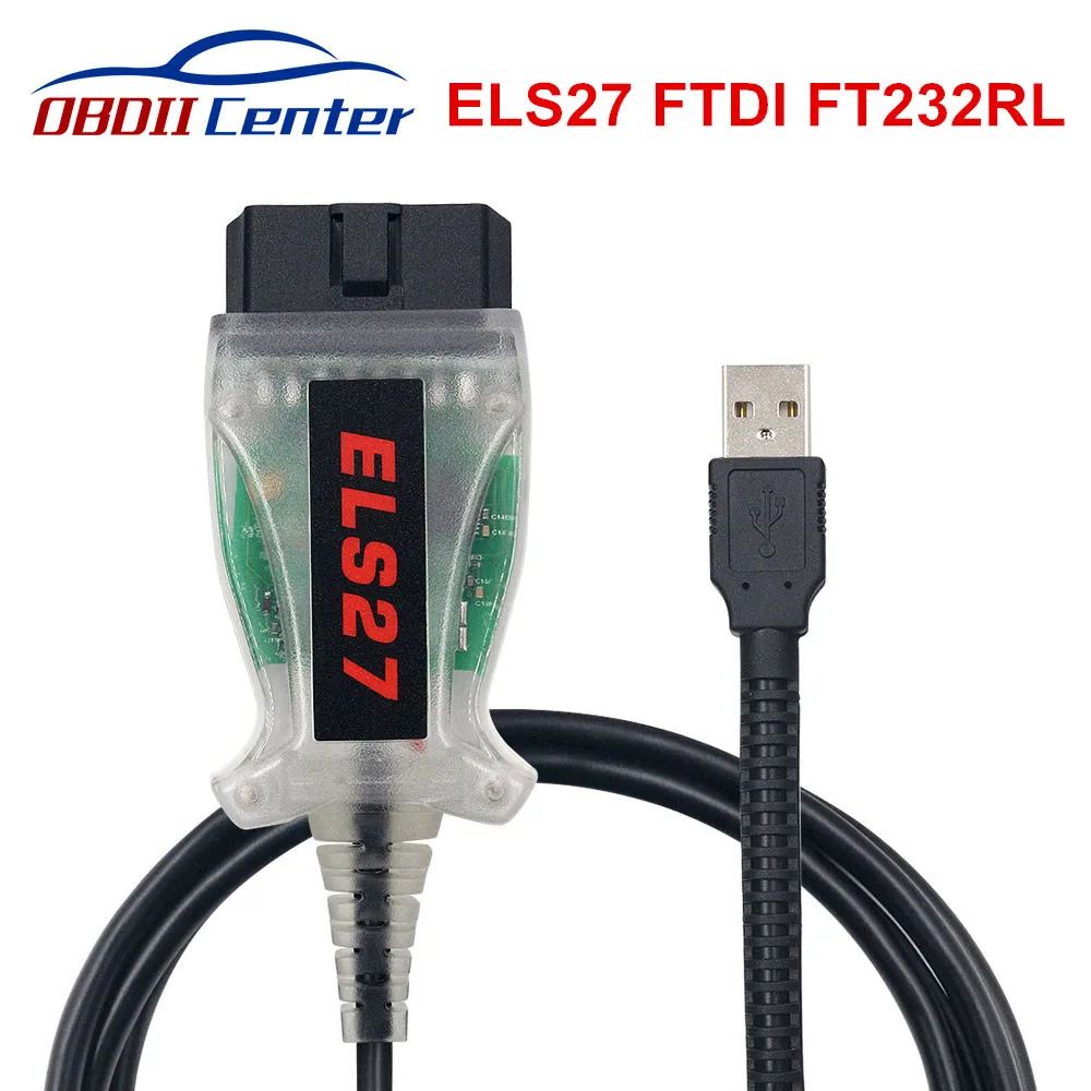 Offerte Recentemente ELS27 Forscan USB Diagnostico Scanner ELS 27 Per Mazda OBD2 USB Cavo Diagnostico ELS27 Chip FTDI ELS27 ELM327