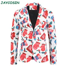JAYCOSIN мужская одежда осень зима Рождество размера плюс Блейзер Куртки пальто рубашка модные с длинным рукавом мужские свадебные костюмы 1118