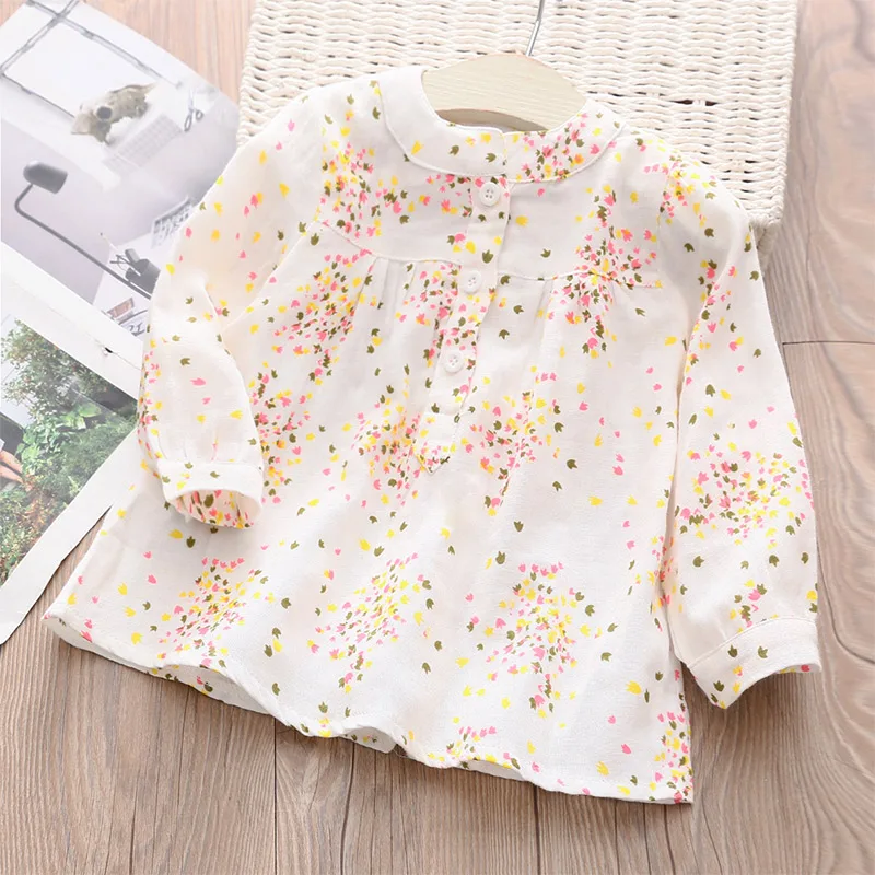 Girls Tops 2024 Spring Autumn Casual 4-12 Years Cotton