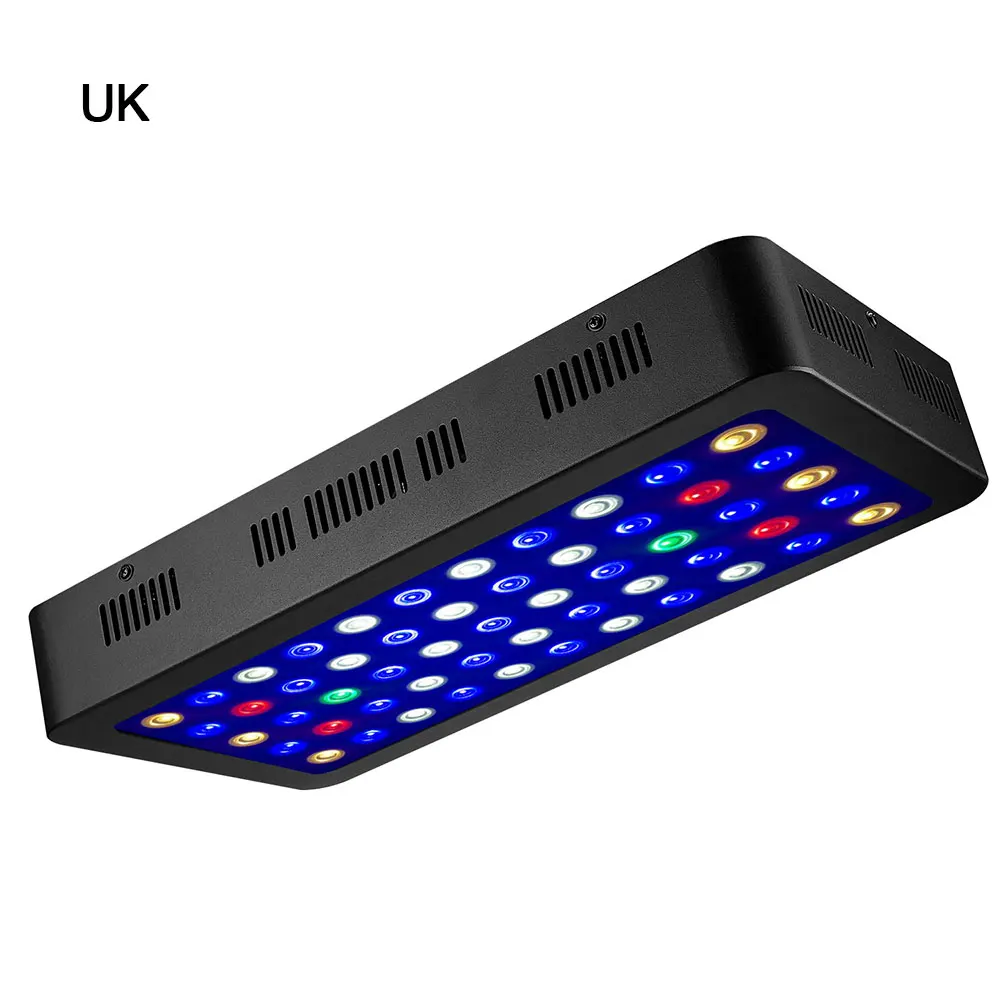 ЕС/США/Великобритания Диммируемый светодиодный освещение для аквариума полный спектр морской 165 Вт аквариумные огни коралловые SPS LPS - Цвет: UK plug