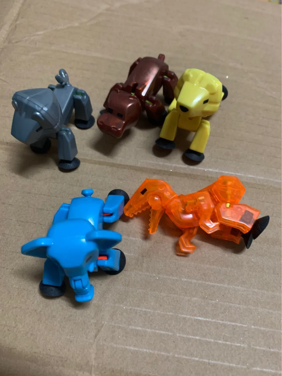 5 шт./компл. 8 см Stikbots робот игрушки Фигурки портативное зарядное устройство с