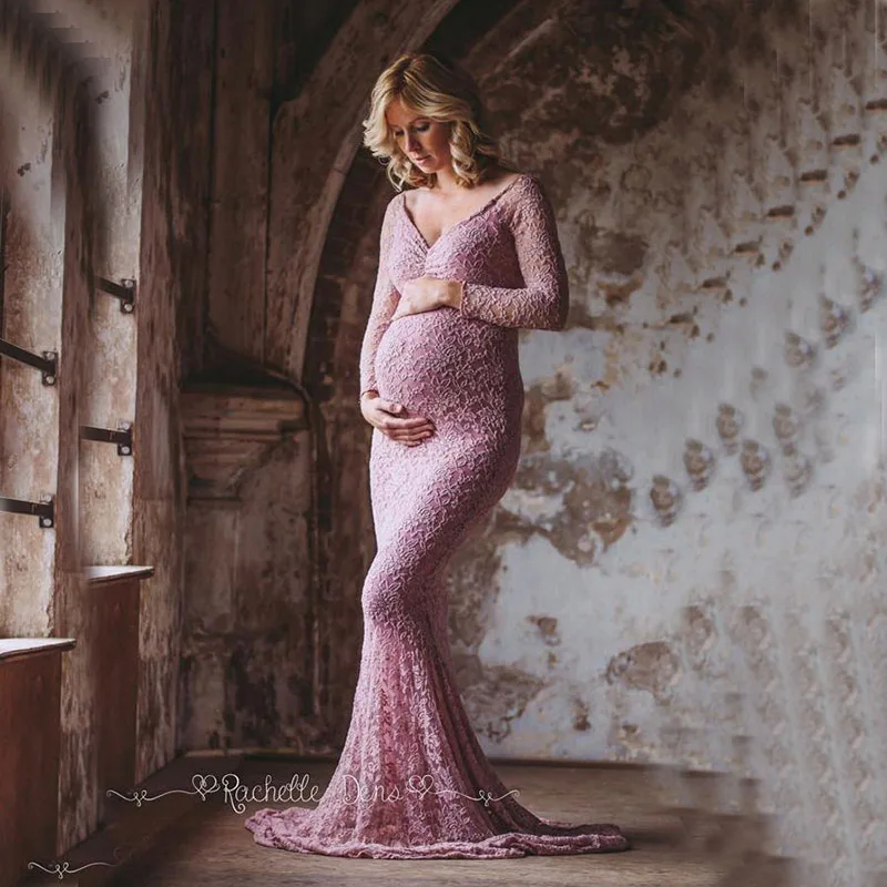 New Lace Maternity Dress Photography 