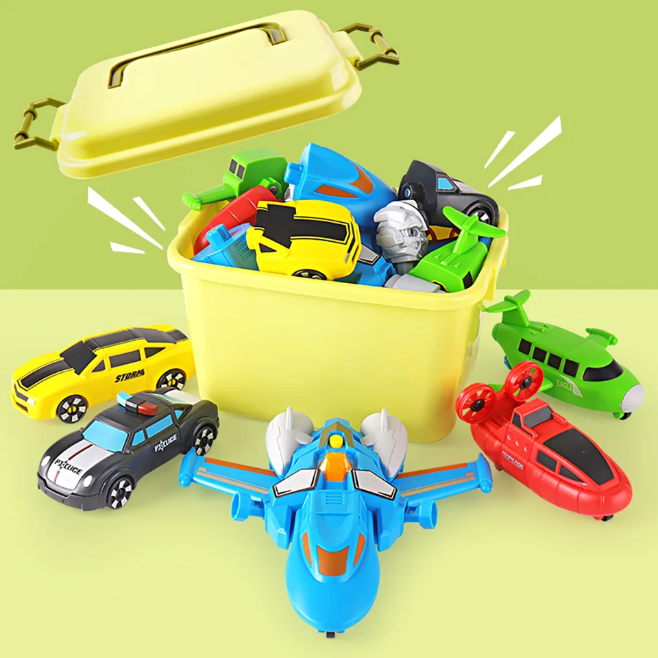 Magnetic Play Vehicles Car Robot 