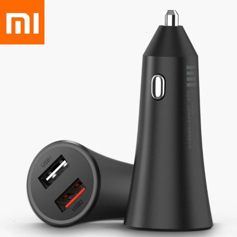 Xiaomi автомобильное зарядное устройство Быстрая зарядка версия(37 Вт) Стандартный один порт 27 Вт Быстрая зарядка двойной порт Выход Безопасность