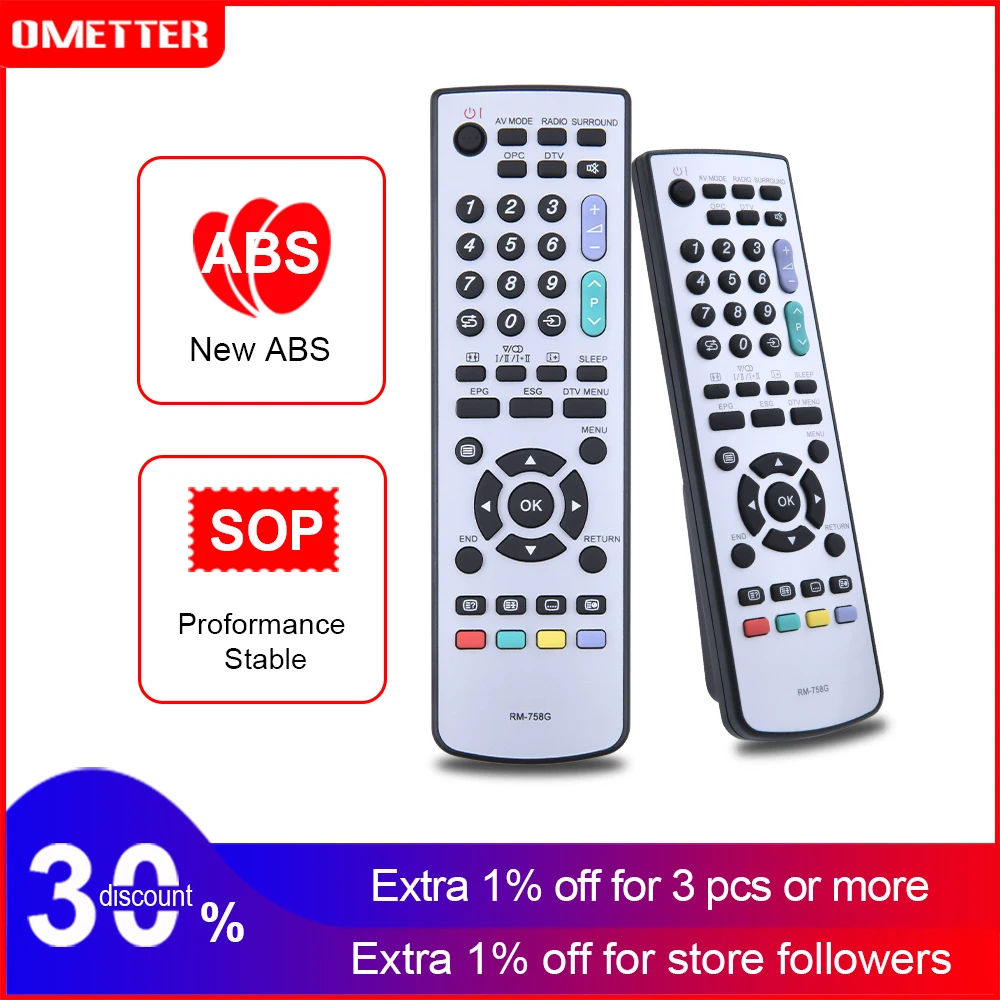 Пульт дистанционного управления для sharp RM-758G Universal GA481WJSA GA520WJSA 010150 010490 led lcd TV remoto