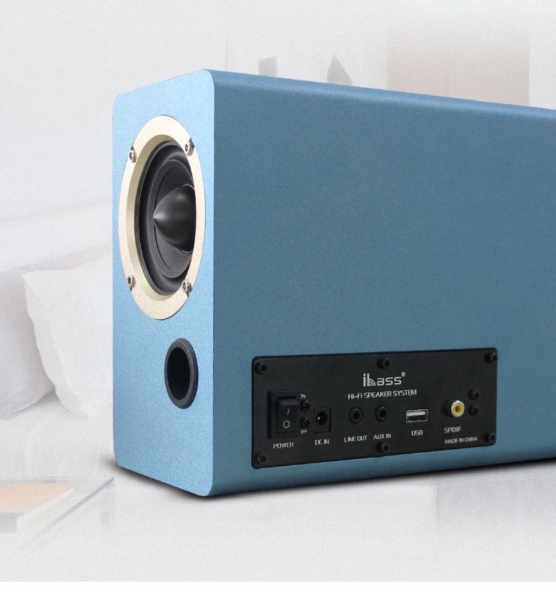 Bluetooth динамик Встроенный DSP чип 70 Вт ТВ громче динамик домашний компьютер музыкальный плеер Hi-Fi динамик s система Поддержка SPDIF Line Out