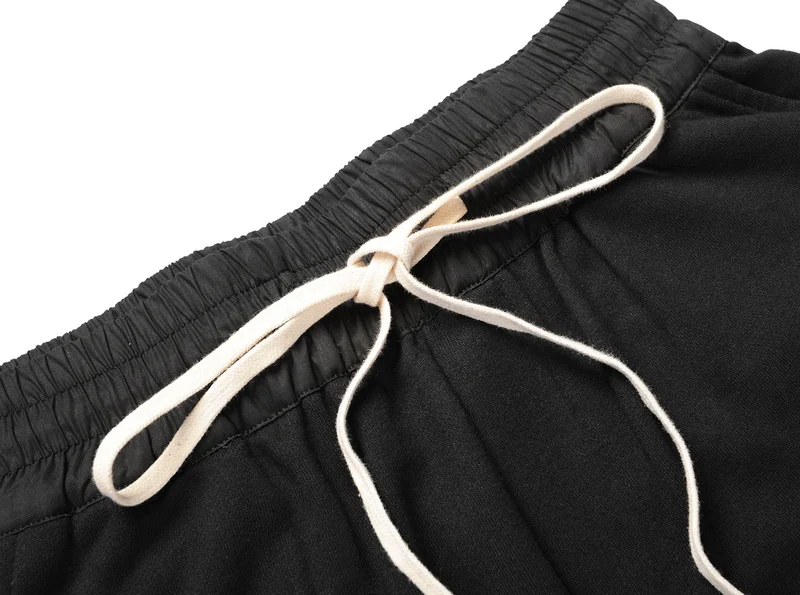 Черные икона Ro стиль Мужские Soild Цвет Swea брюки Jogger брюки хип-хоп Уличная Мужские штаны для бега брюки