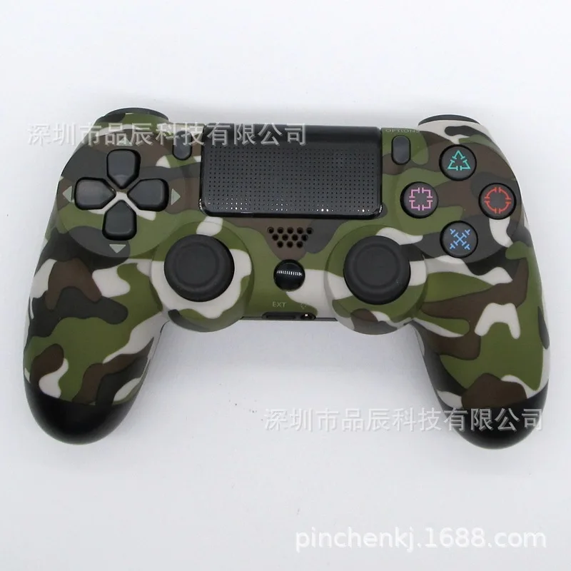 PS4 беспроводной джойстик PS4 беспроводная ручка PS4 Беспроводная вибрационная игровая ручка белый и синий черный и белый с рисунком