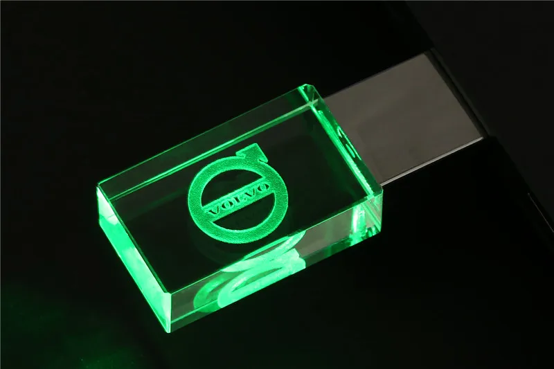 JASTER volvo kristal+ metalen USB флеш-накопитель 4 ГБ 8 ГБ 16 ГБ 32 ГБ 64 Гб 128 ГБ Флешка карта памяти u диск