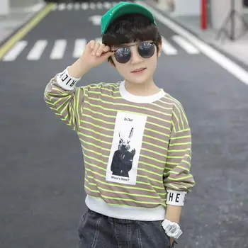 

Boys' long-sleeved T-shirt 2020 new Korean version children's wear clothing for ages 6-14 spring and autumn style children's blo