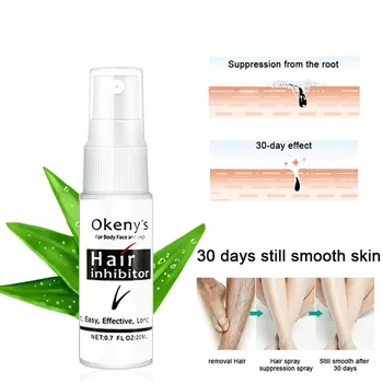 

Natural Botanical Ingredients Gentle Painless Legs Armpit Intimate Body Hair Removal Hair Growth Inhibitor Skin Care Spray TSLM1