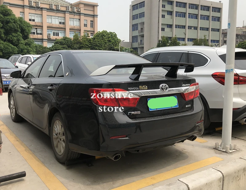 Использовать для toyota camry спойлер 2012 13 14 15 16 17 лет ABS пластмассовый задний декоративное крыло EX стиль GT Спортивные Аксессуары