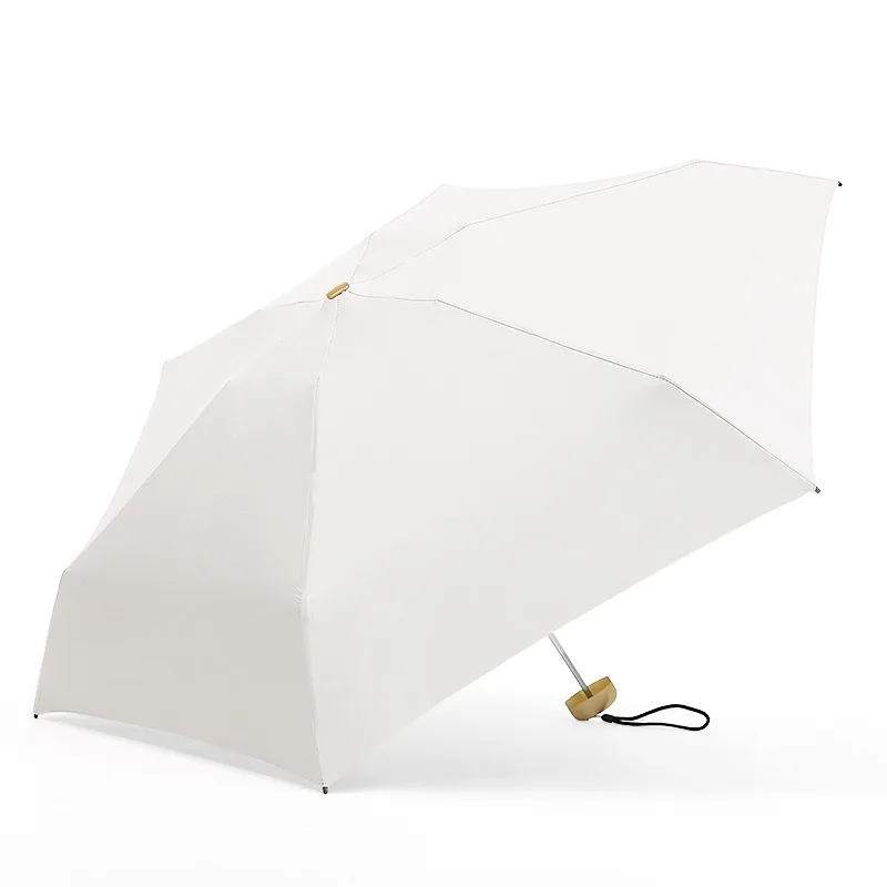 Half off Parasol Women's Sun-resistant UV-Protection Parasol Hipster Umbrella Vinyl Rain Or Shine Dual Purpose Folding Umbrella