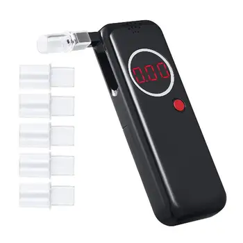 

Car LCD Digital Alcohol Tester Professional Blowing Breathalyzer Analyzer Detector Measure Meter