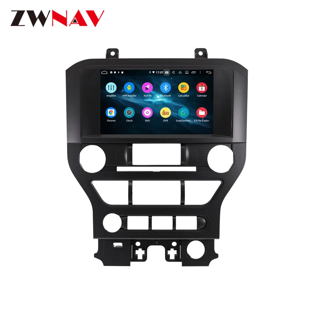 128G Carplay Android 10 Car GPS Navigation For Ford Mustang 2015+ Autostereo Headunit Multimedia Player Car Radio Tape Recorder