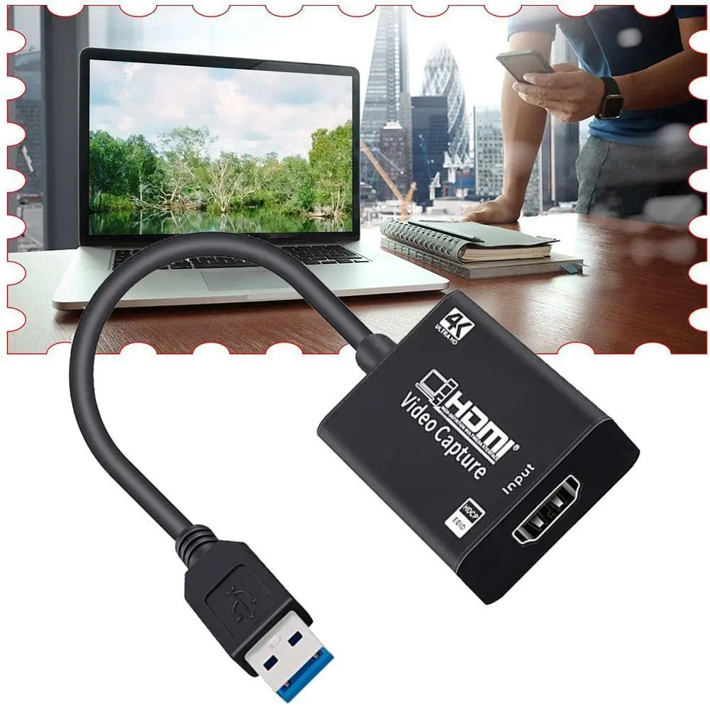 

HDMI Video Audio Capture Card 4K HDMI To USB 3.0 Capture Connector Acquisition For High Camera Device Video Computer Defini Z8E7