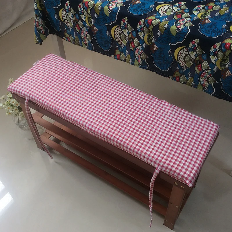 Garden Bench Cushion With Fixed Straps, 2 Or 3-seater Recliner Cushion Indoor And Outdoor, 2 Cm Thick And Washable