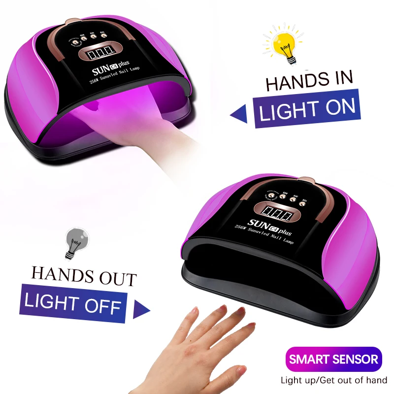 Lampada per unghie a LED UV ad alta potenza con cabina per smalto in gel con 57 LED, apparecchiatura per asciugatura unghie per manicure, strumento per asciugatura professionale del gel_voghion.com