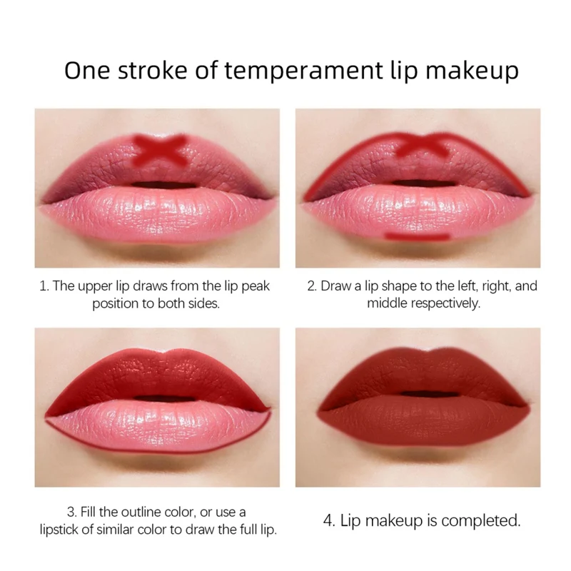12 Colors Lipstick Waterproof Non-stick Cup Long Lasting Matte Velvet Lipstick Make-up 3.2g