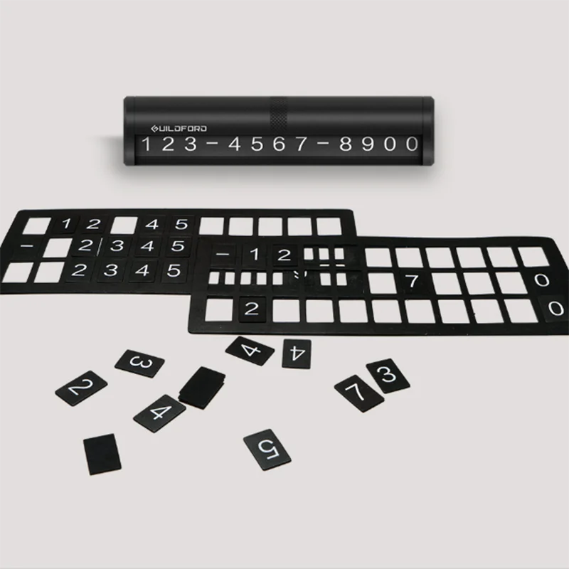 Xiaomi гилдфорд Знак Стоп парковочная карта автомобиля Знак Стоп для движения автомобиля телефонный номер карты Творческий Стерео обратный Невидимый