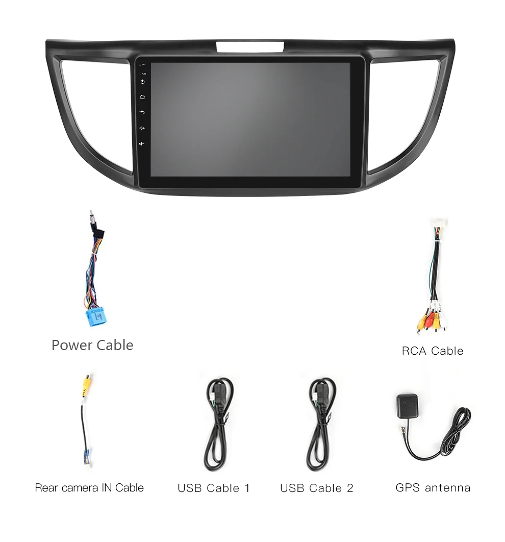 10," 2 Din Android 9,1 автомобильный радио мультимедиа аудио плеер для Honda CRV 2012 2013 4 ядра gps навигация без DVD