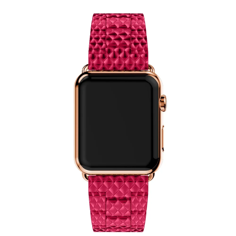 Резиновый ремешок для apple watch, ремешок 42 мм, 38 мм,/44 мм/40 мм, сопутствующий браслет, ремешок для наручных часов iWatch, версия 4/3/2 наручных часов iwatch полосы розово-красный сталь туфли с ремешком и пряжкой