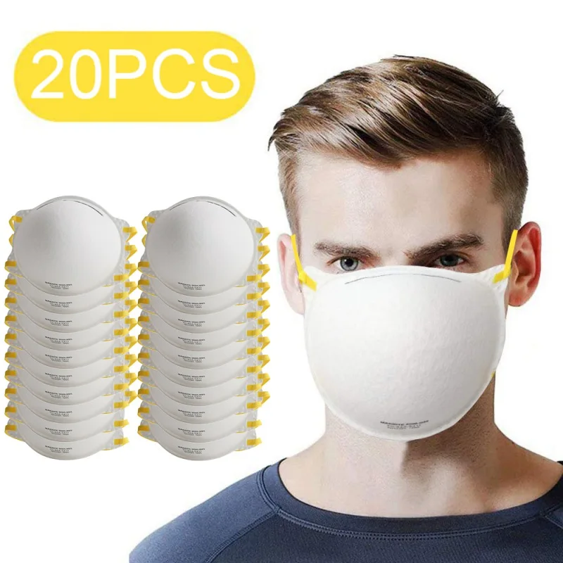 

20Pcs Useful Fack Mask Disposable Fack Mask For Dust Anti Virus^%