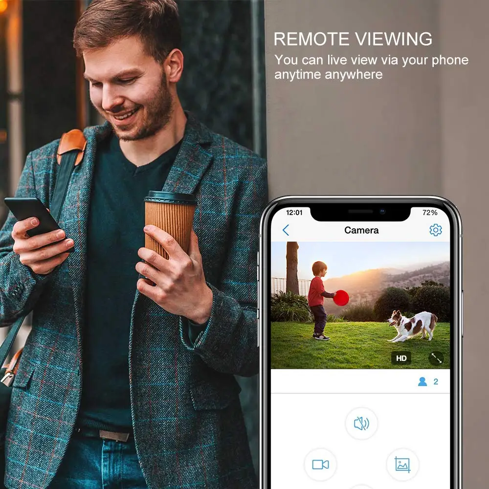Беспроводная камера безопасности на открытом воздухе 720P 1080P Wifi ip наблюдения ИК