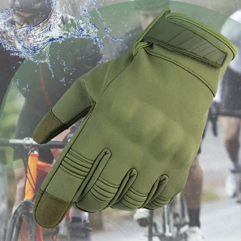 Унисекс, для сенсорных экранов холодная погода водонепроницаемый ветрозащитный зимний Балаклава Флисовая для велоспорта и сноубординга тактические жесткие перчатки для пальцев
