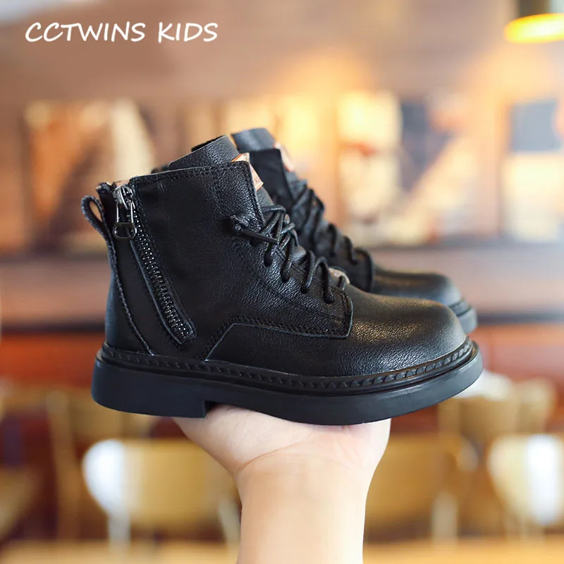 CCTWINS/детская обувь; коллекция года; сезон осень; модные детские ботинки martin; Брендовые ботильоны для маленьких мальчиков; черная обувь для девочек; для малышей; MB084