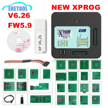 

Newest V6.26 XPROG V6.12 V5.84 V5.86 Add More Authorization XPROG-M 5.55 Xprog Metal Box ECU Chip Tuning Full Adapters