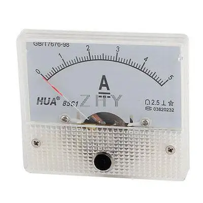 

85C1 5A Fine Tuning Dial Current Test Panel Meter Ammeter