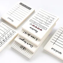 50 Sheet Weekly Schedule To Do Memo Pad Wishlist Grid Note Style Memo Pad Planner Scrapbooking Korean Stationary Supplies