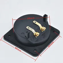 Открытие 68 квадратных тонких медных проводов клеммы громкий динамик коробка распределительная коробка DIY аксессуары для акустики HiFi аксессуары для динамиков