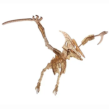 

Children 3D Puzzle Wooden Toys wood Pterosaur 3D Wooden Games Brain Puzzle Teaser Creative Children's Toys DIY gift P110