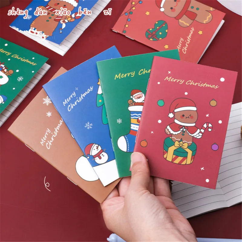 

1pcs Christmas Snowman Notebook Cartoon Notepad 64k Soft Copy Memo Pad Sticky Notes Diary Stationery Gifts 16 Sheets/book