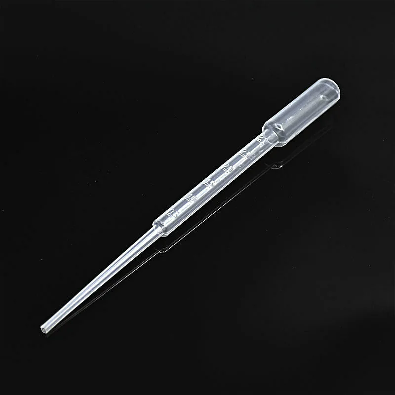 Пастерская Пипетка с чехлом 3 мл одноразовая пластиковая соломенная капельница