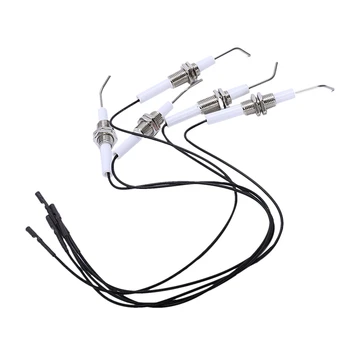 

Ignition Part Plug Ceramic Electrode Igniter With Wire 30cm In Round 2.m Terminal 5Pcs/Lot