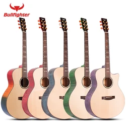 High Quality Bullfighter D-4 41 Inch Wholesale Factory Handmade Acoustic Guitar