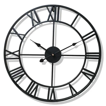 

Round Wall Clock Vintage Retro Antique European Style Silent and Accurate Needlle for Home Decor Bar Cafe 30cm 40cm Diameter