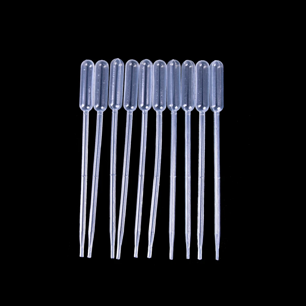 

10Pcs 0.5ML Pipettes Plastic Disposable Graduated Pasteur Pipette Dropper Polyethylene Makeup Tools