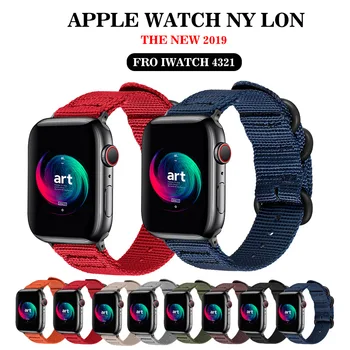 

Band for Apple Watch 5 4/3/2/1 Sport Nylon Bracelet 38MM 40MM 42MM 44MM Strap For Iwatch bands iwatch Series 5 4 3 2 1