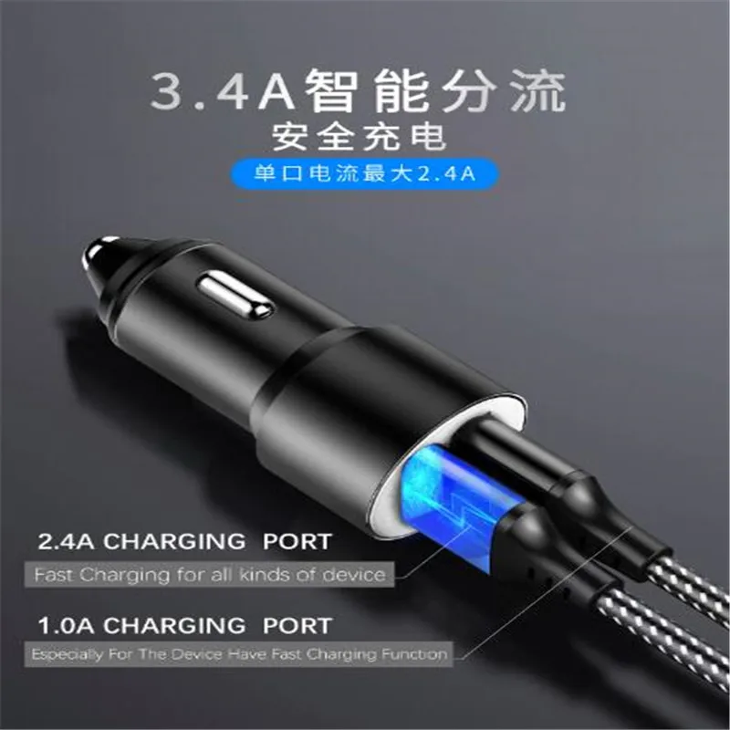 500 шт./лот мини USB Автомобильное зарядное устройство для мобильного телефона планшета gps Автомобильное зарядное устройство двойной USB автомобильный адаптер зарядного устройства для телефона