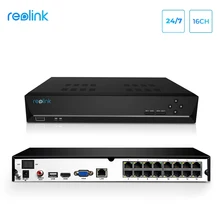 Reolink NVR 16ch for Reolink 4MP/5MP ip camera P2P 24/7 recording H.264 Video Recorder RLN16-410-No Hdd