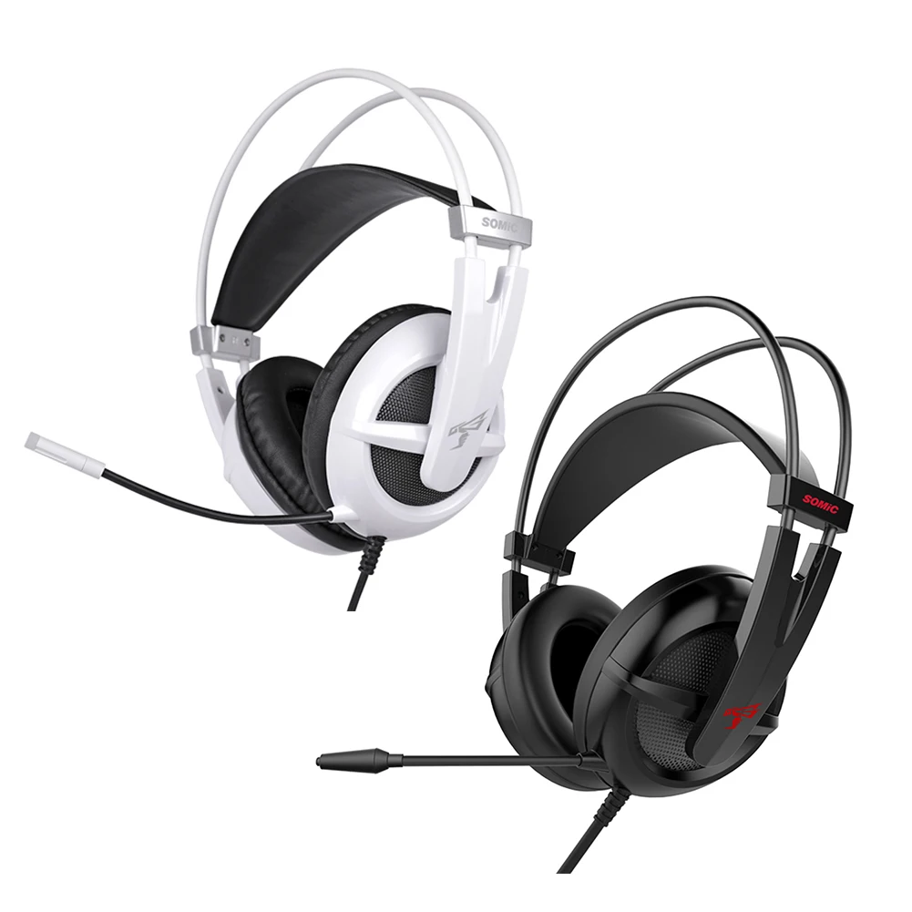 SOMIC G238 Gaming Headset 3 5mm USB 7 1 Surround Sound Stereo Over Ear Wired Line Control Gamer Headphone For PS4 XBOX Phone PC