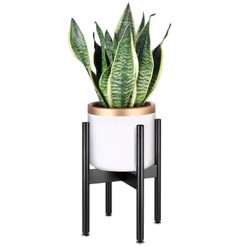 

HOMEMAXS 1PC Rustic Plant Stand Flower Pot Holder Potted Rack for Decoration Office Home