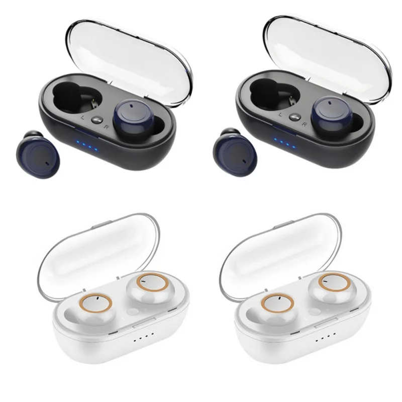Touch Bluetooth Earphone 5 0 Wireless Headset Binaural Call HiFi Bluetooth Sport Earbuds With Microphone