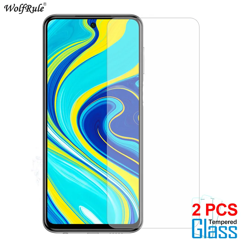 

2Pcs Screen Protector For Xiaomi Redmi Note 9 Pro Glass 9S 9 Pro Max Tempered Glass Protective Film For Xiaomi Redmi Note 9