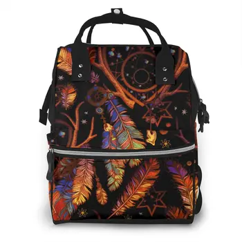 

Tribal Boho Dream Catcher Baby Nappy Changing Diaper Mummy Bag Maternity Backpack Bags Stroller Baby Care Waterproof Backpack