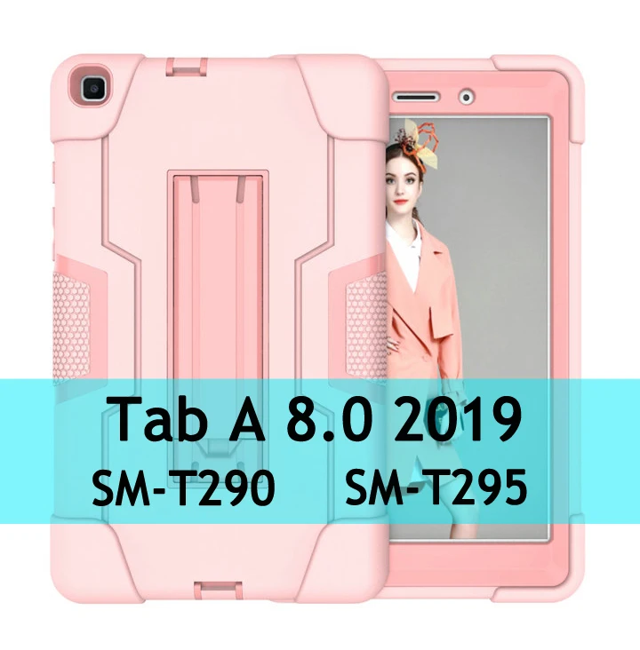 Для samsung Galaxy Tab A 8,0 чехол Tablet PC чехол на заднюю панель samsung Tab A8 чехол 8 8A SM-T290 SM-T295 SM-P200 P205 S Pen - Цвет: RG for T290 T295